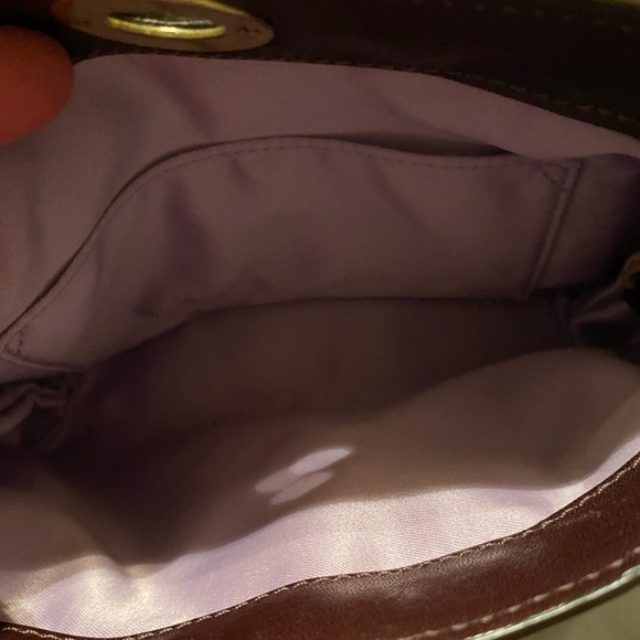 *SOLD* - Brown Coach Mini Purse Wristlet - Picture 6 of 7